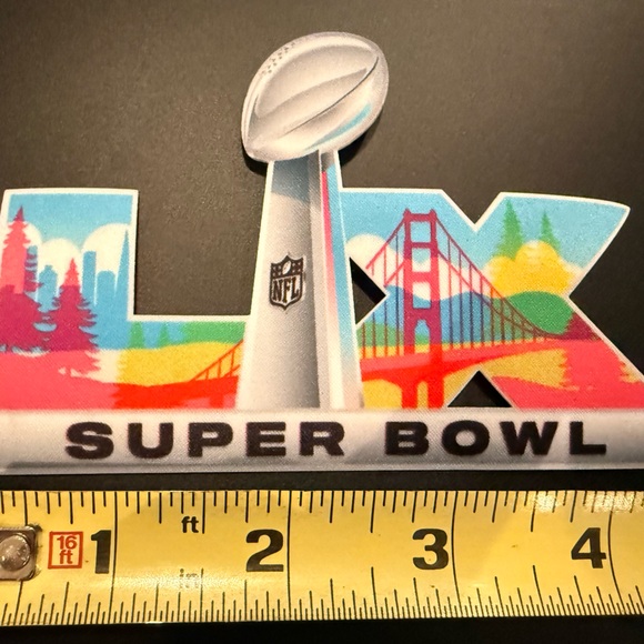 6 Pack Super Bowl LX Printed Patch Seahawks/patriots San Francisco 2/8/2026 - Picture 7 of 8